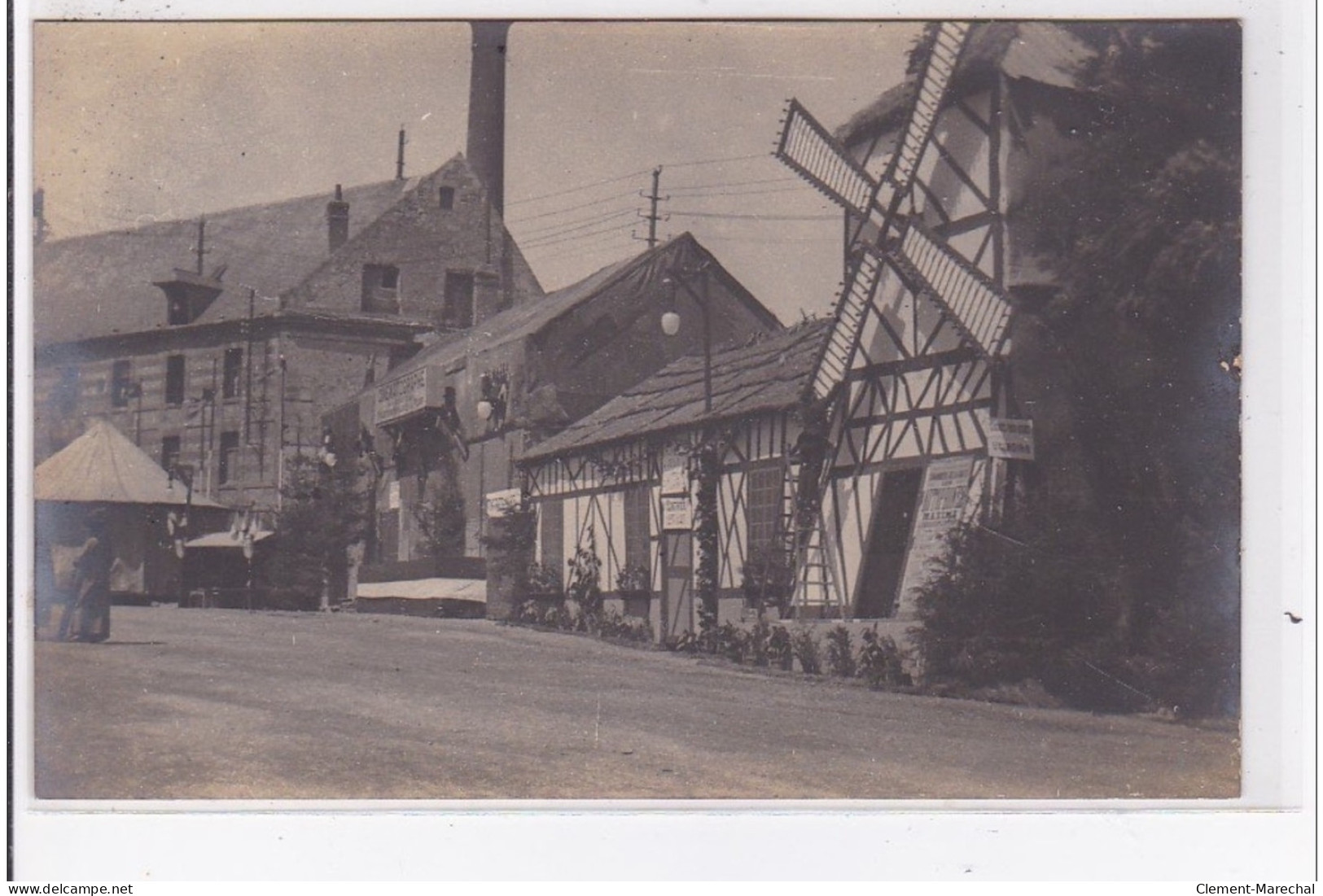 FECAMP : Carte Photo Du Cinématographe Pendant Les Fêtes Du Millenaire Normand (moulin à Vent)- Très Bon état - Fécamp