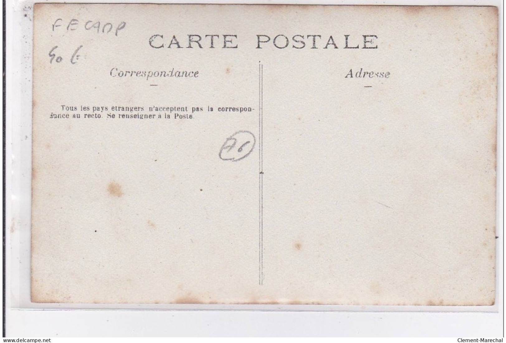 FECAMP : Carte Photo - Militaires - Très Bon état - Fécamp