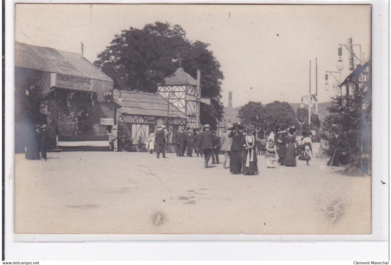 FECAMP : Carte Photo Du Cinématographe Pendant Les Fêtes Du Millenaire Normand (moulin à Vent)- Très Bon état - Fécamp