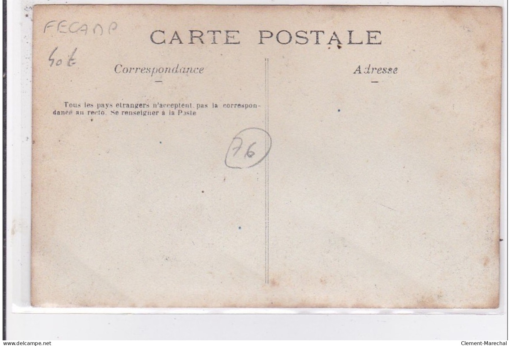 FECAMP : Carte Photo - Militaires - Très Bon état - Fécamp