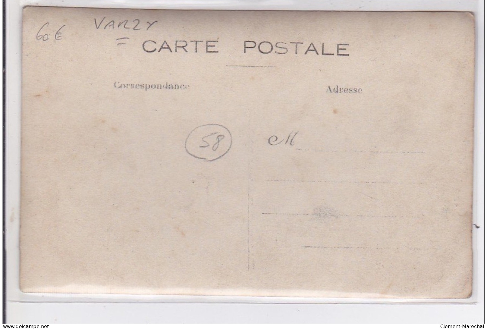 VARZY : Carte Photo Des Conscrits - Très Bon état - Other & Unclassified