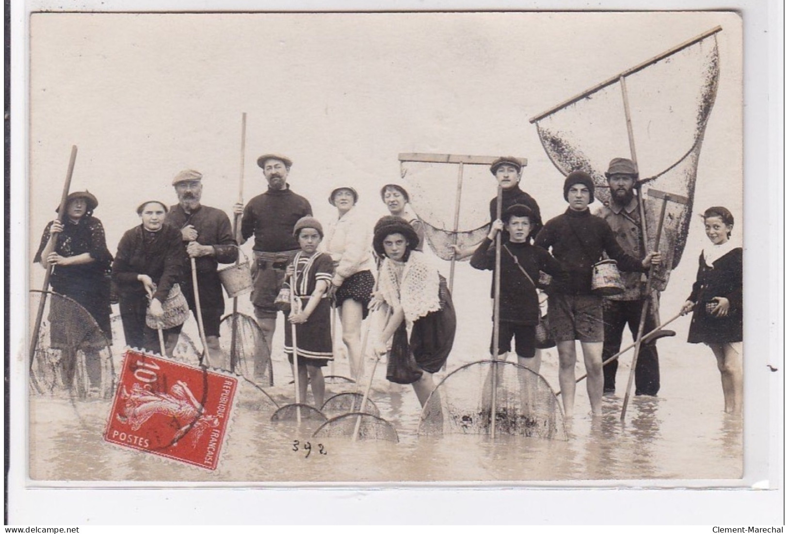 AULT : Carte Photo De Pêcheurs - Très Bon état - Ault