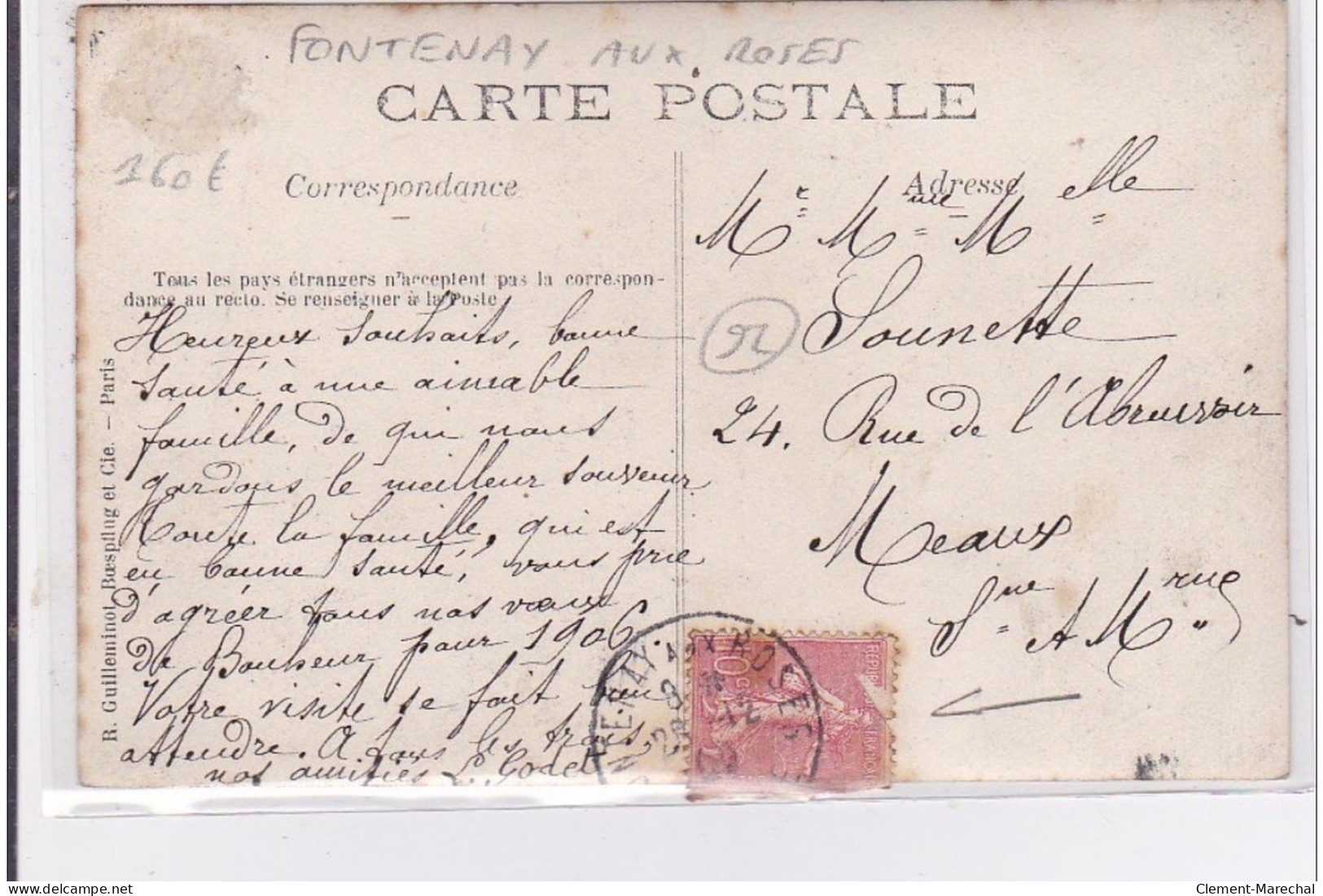 FONTENAY AUX ROSES : Carte Photo De La Pâtisserie GODET-FAURE - Très Bon état - Fontenay Aux Roses