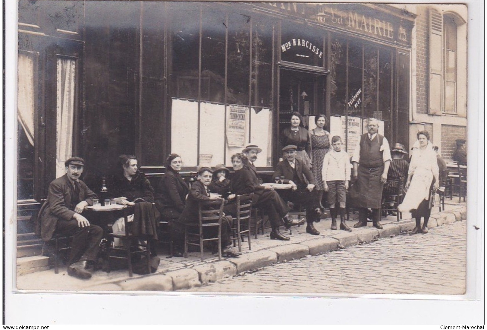 FONTENAY AUX ROSES : Carte Photo Du Restaurant De La Mairie (maison NARCISSE) - Très Bon état - Fontenay Aux Roses