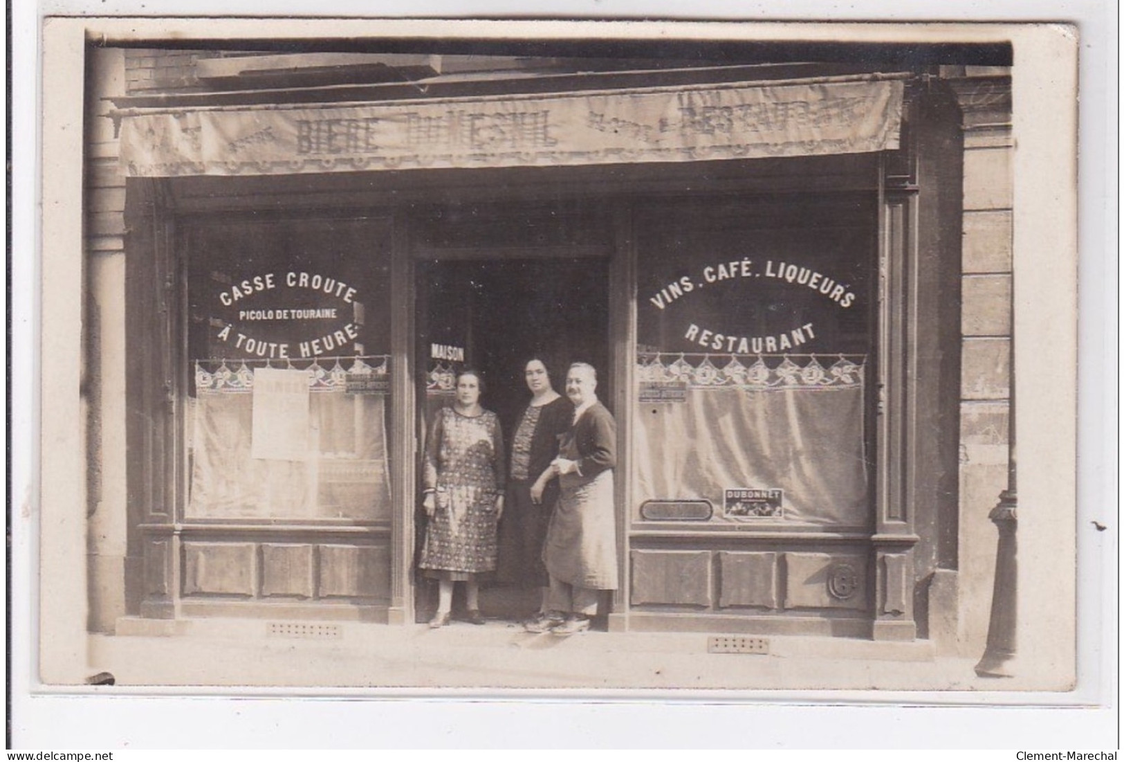 FONTENAY AUX ROSES : Carte Photo D'un Café Vers 1920 - Très Bon état - Fontenay Aux Roses