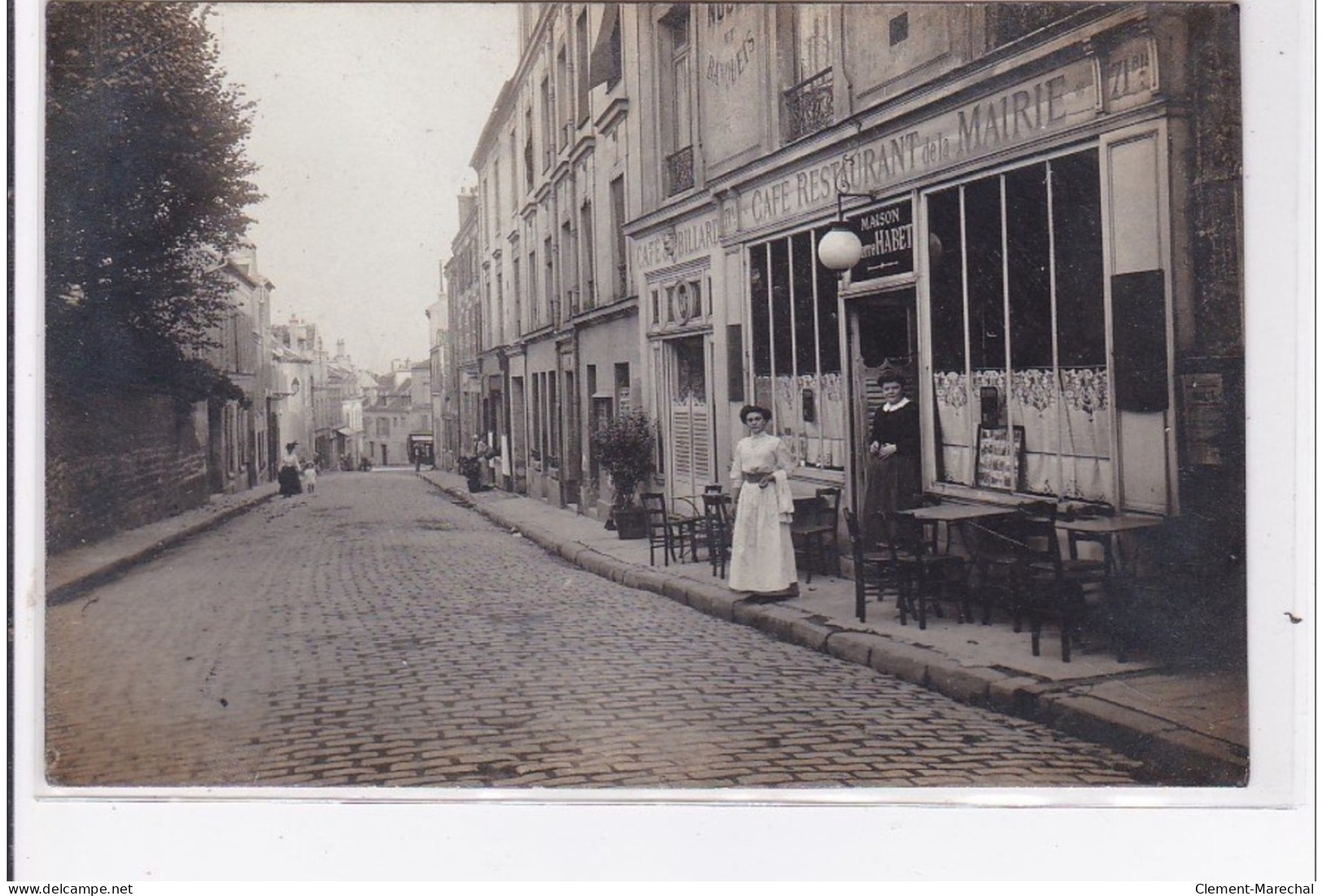 FONTENAY AUX ROSES : Carte Photo Du Café Restaurant De La Mairie - Très Bon état - Fontenay Aux Roses