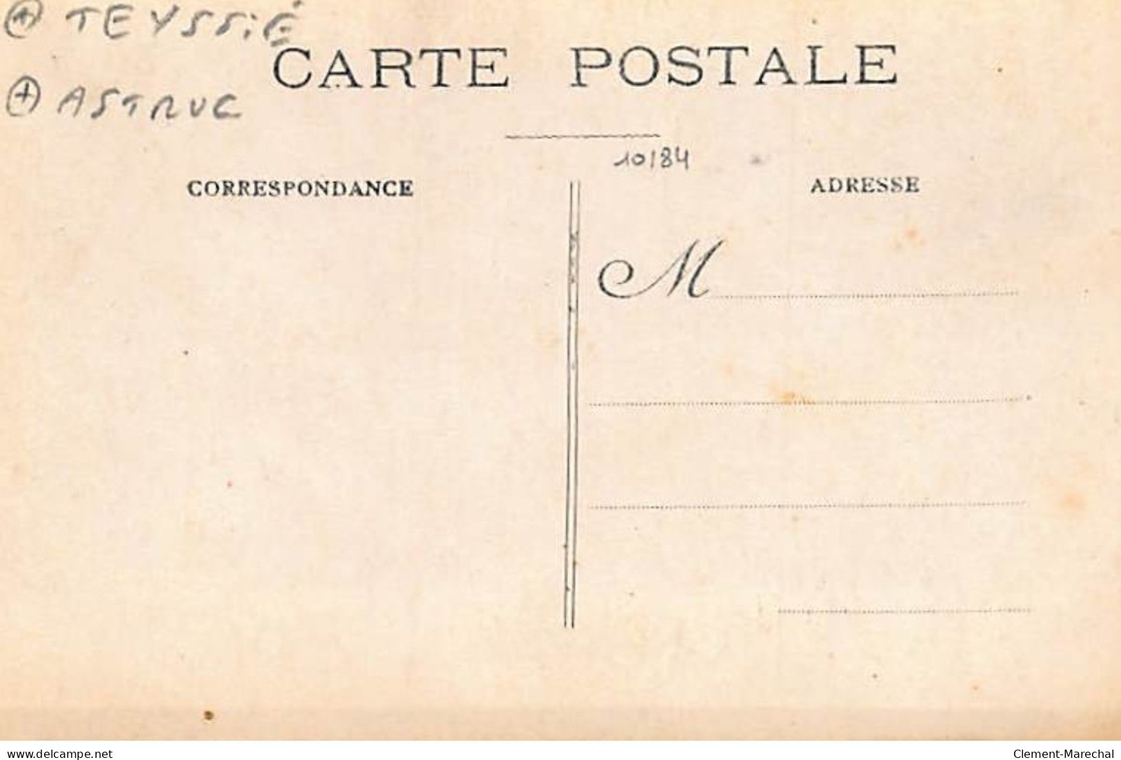 A LOCALISER  : Carte Photo PARIS? J.TEYSSIE, ASTRUC - Très Bon état - Foto