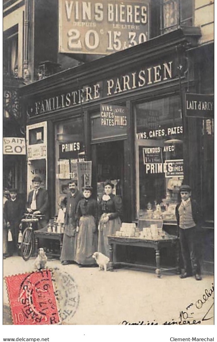 A LOCALISER  : Carte Photo PARIS? Familistère Parisien - Très Bon état - Fotos