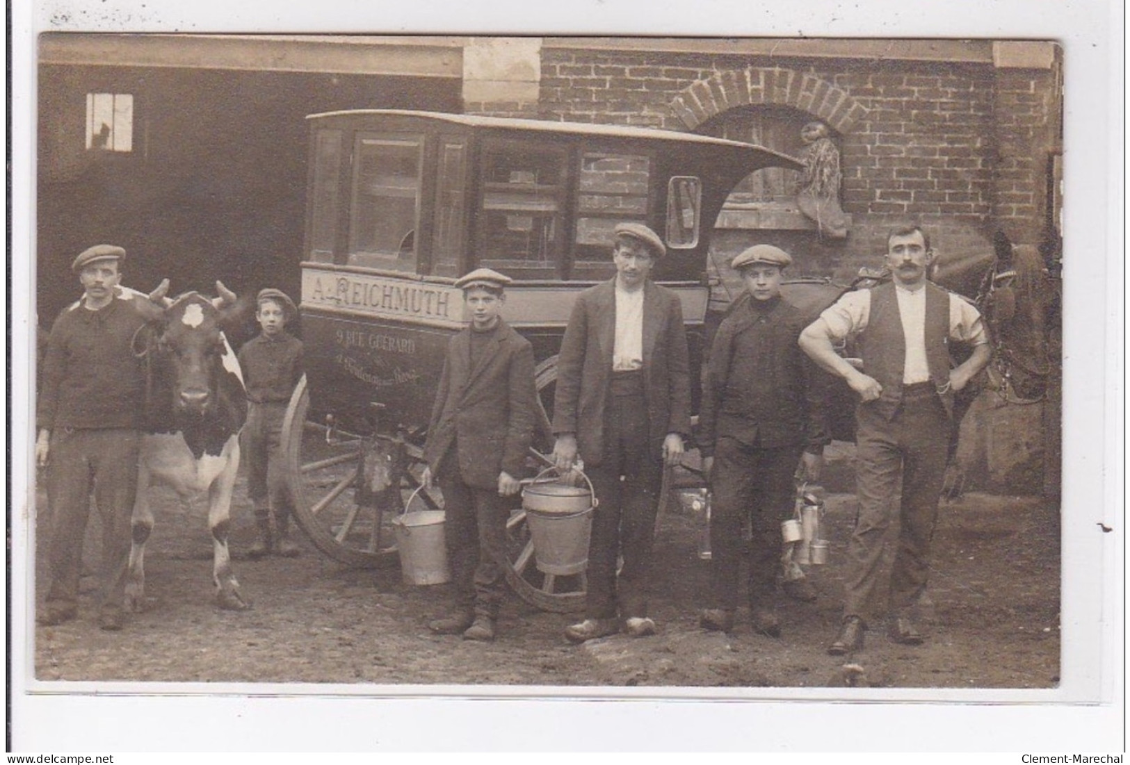 FONTENAY AUX ROSES : Carte Photo De La Voiture De Livraison De La Laiterie REICHMUTH - Très Bon état - Fontenay Aux Roses