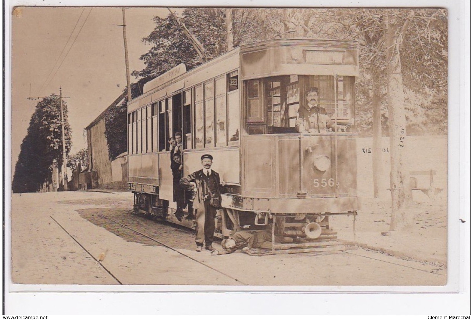 FONTENAY AUX ROSES : Carte Photo Du Tramway Vers 1910-1920 - Très Bon état - Fontenay Aux Roses