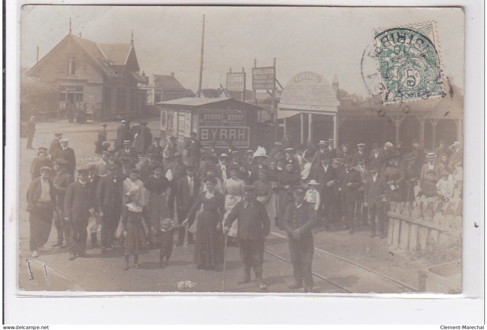 CAYEUX - BRIGHTON : Carte Photo Du Kursaal Prise En 1910 - Très Bon état - Cayeux Sur Mer