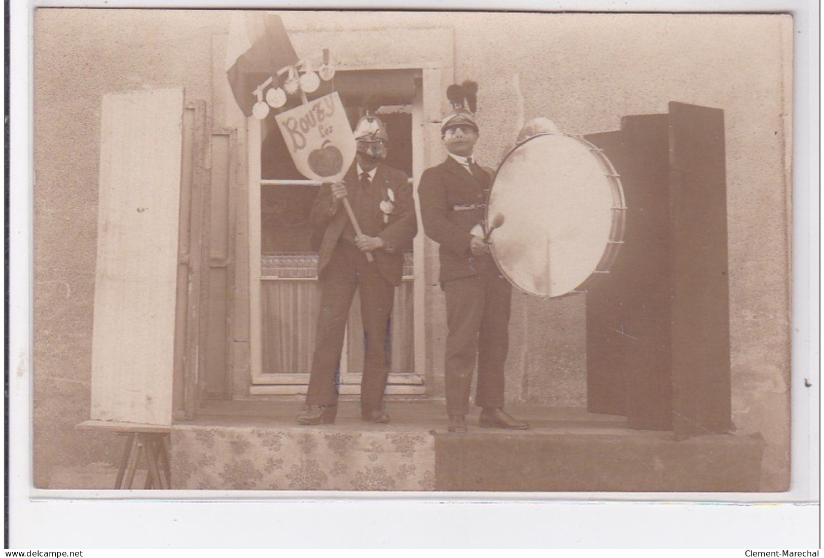 BOUZY (LES POMMES) : Carte Photo - Fête - Très Bon état - Altri & Non Classificati