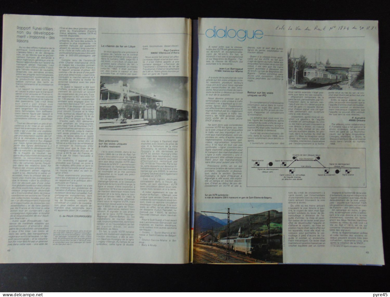 LA VIE DU RAIL N° 1874 DECEMBRE 1982 SNCF 1938 - 1982 - Trenes