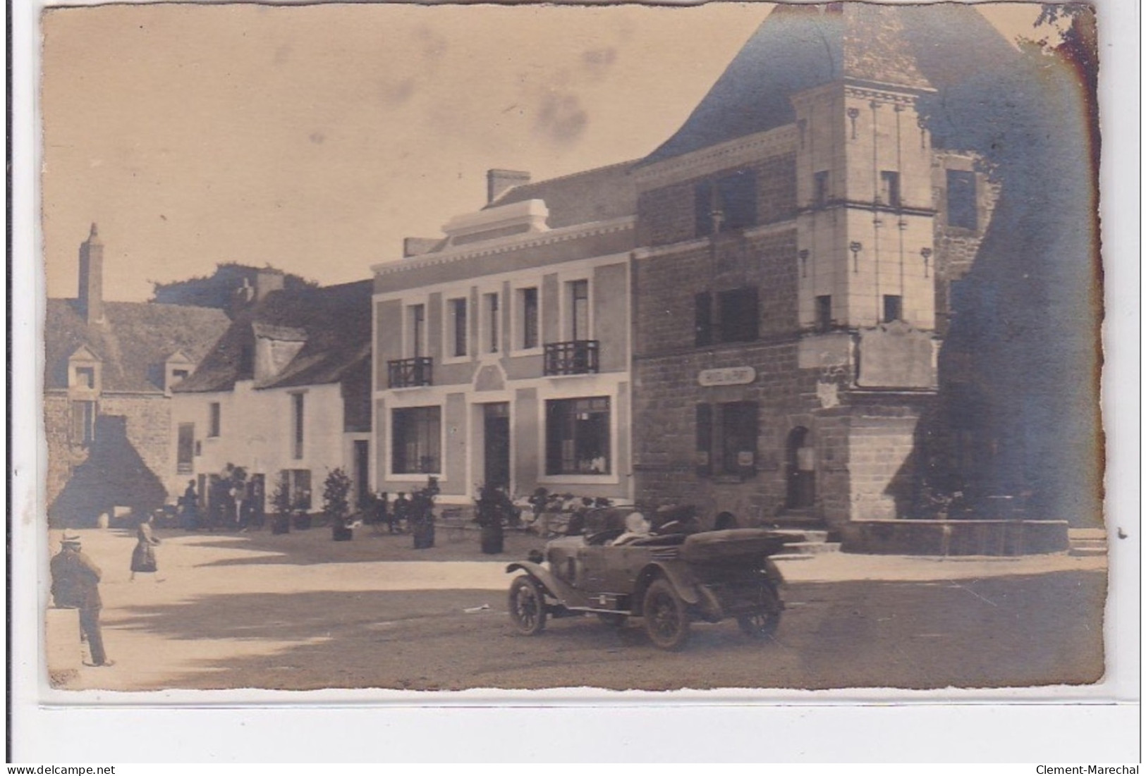 PIRIAC : Carte Photo De L'hôtel Du Port (automobile) - Très Bon état - Piriac Sur Mer