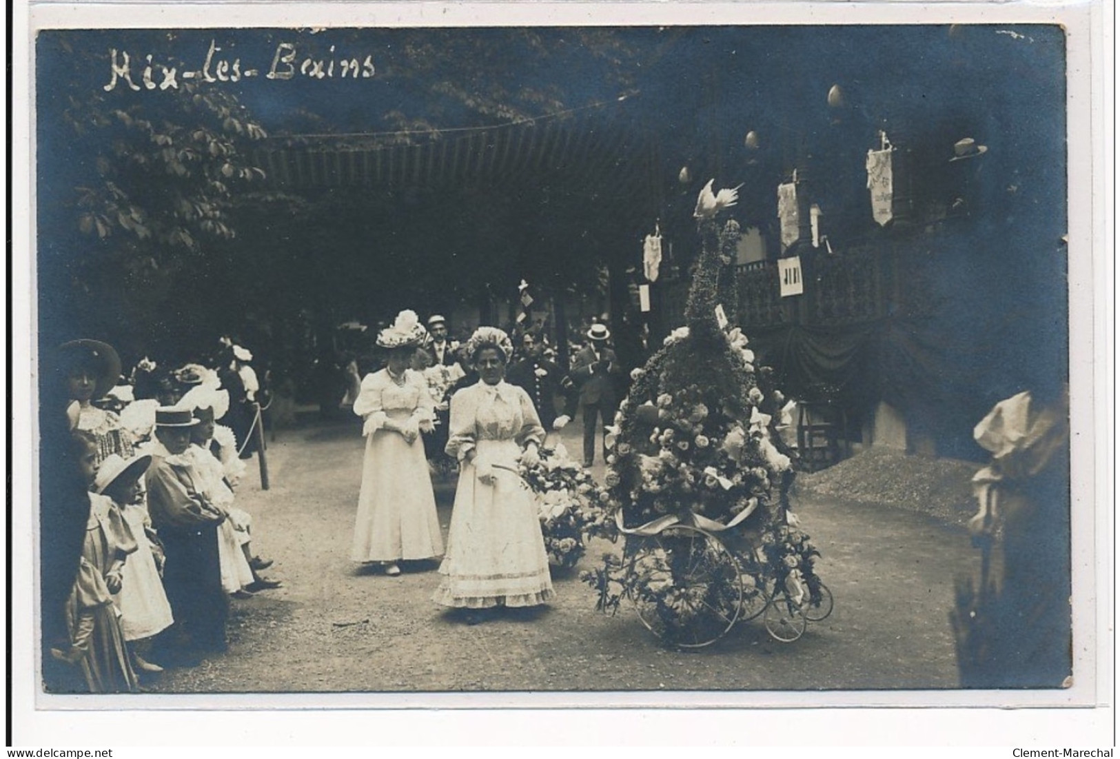 AIX LES BAINS : Carte Photo De La Fête Des Fleurs - Très Bon état - Aix Les Bains