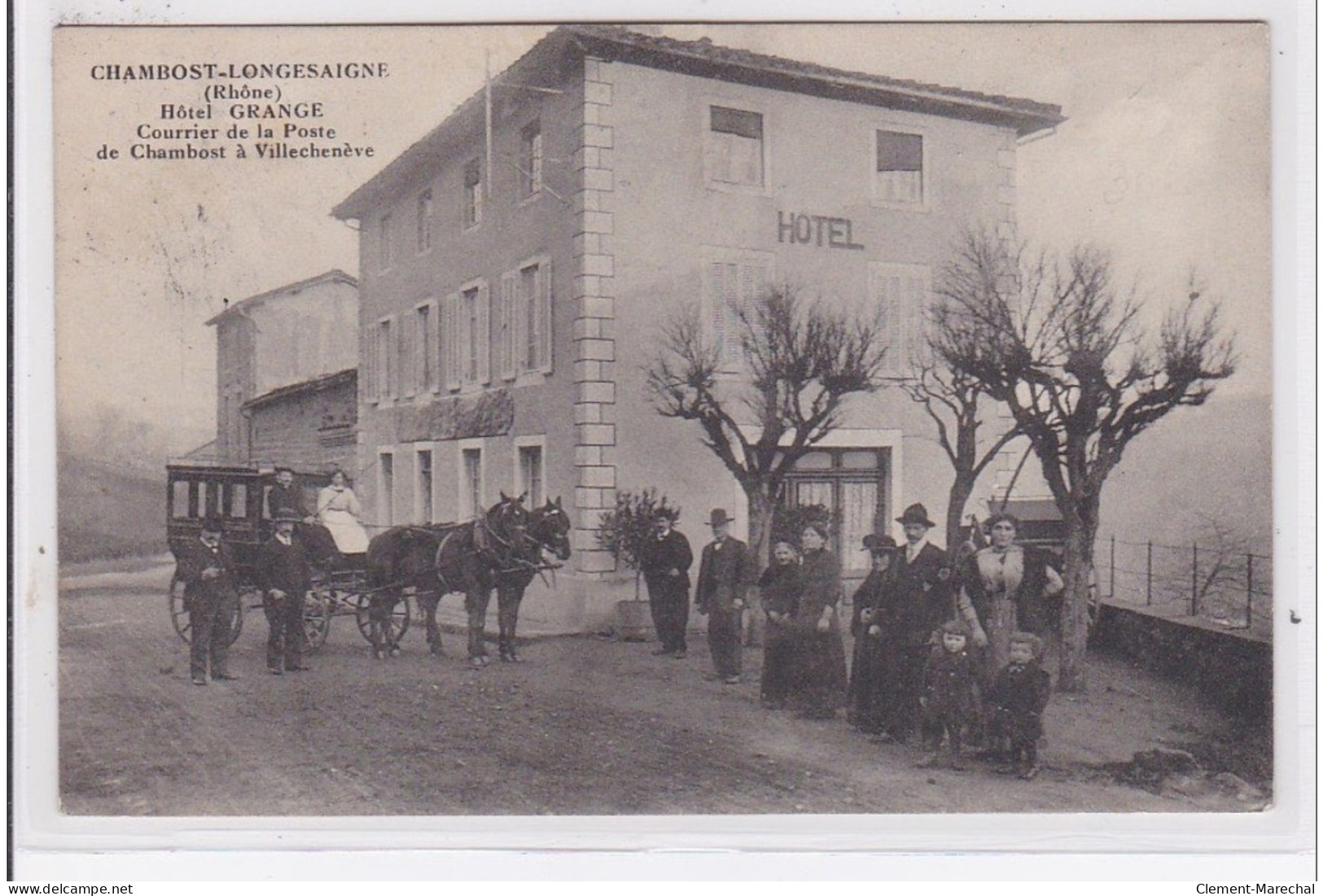 VILLIE MORGON : Le Courrier En Gare De Belleville - Très Bon état - Villie Morgon