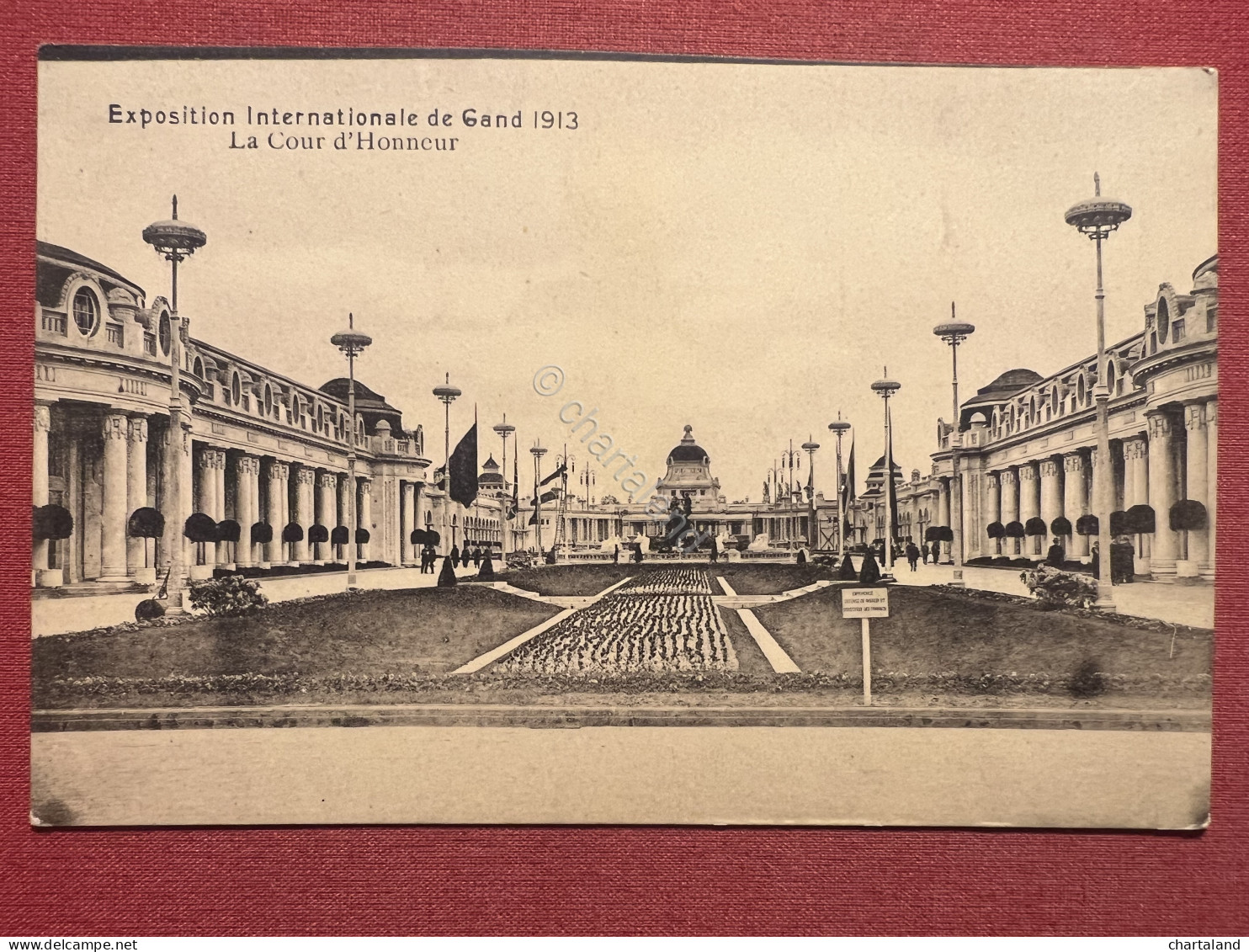 Cartolina - Exposition Internationale De Gand 1913 - La Cour D'Honneur - Non Classificati