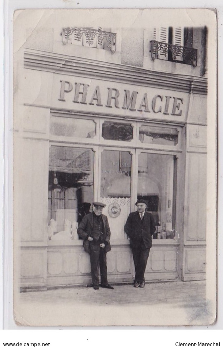 LAVELANET : Carte Photo De La Pharmacie FONTA GAZAV - Bon état (léger Pli) - Lavelanet