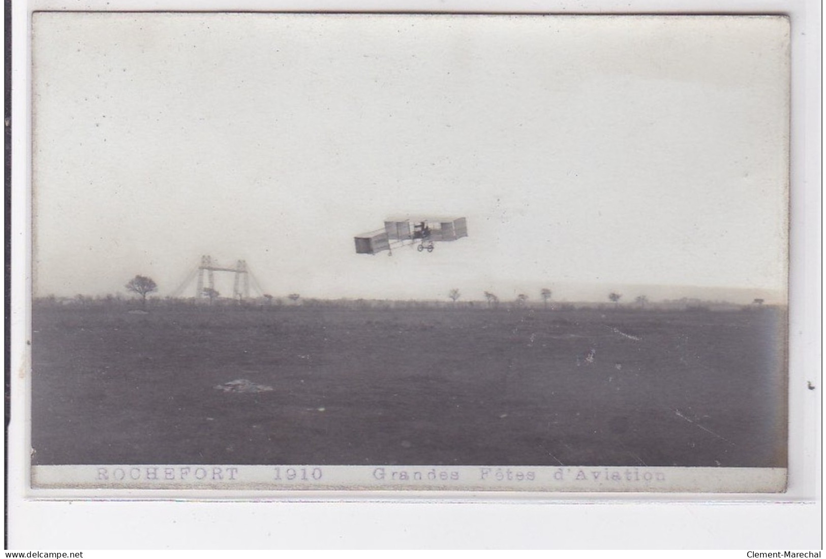 ROCHEFORT : Carte Photo Du Meeting D'aviation En 1910 - Très Bon état - Rochefort