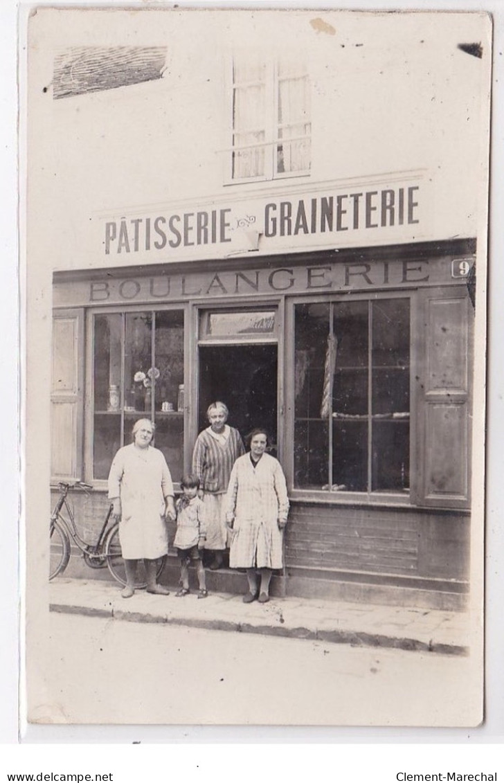 TORCY : Carte Photo De La Patisserie - Graineterie - Boulangerie GREMILLET FUSON Sur La Grande Rue - Très Bon état - Torcy