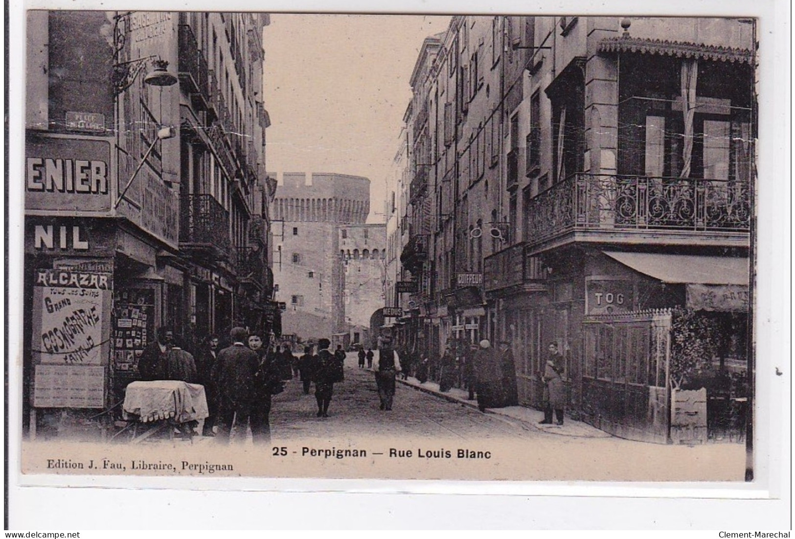 PERPIGNAN : Rue Louis Blanc (FAU Email)- Très Bon état - Perpignan