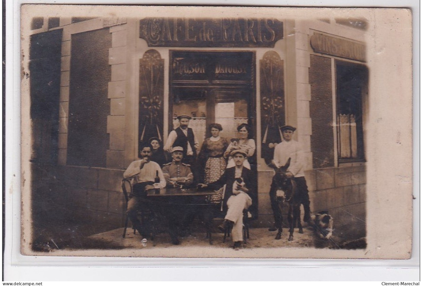 MAURECOURT : Carte Photo De La Maison DAVOUST (rue De Paris) - Très Bon état - Maurecourt