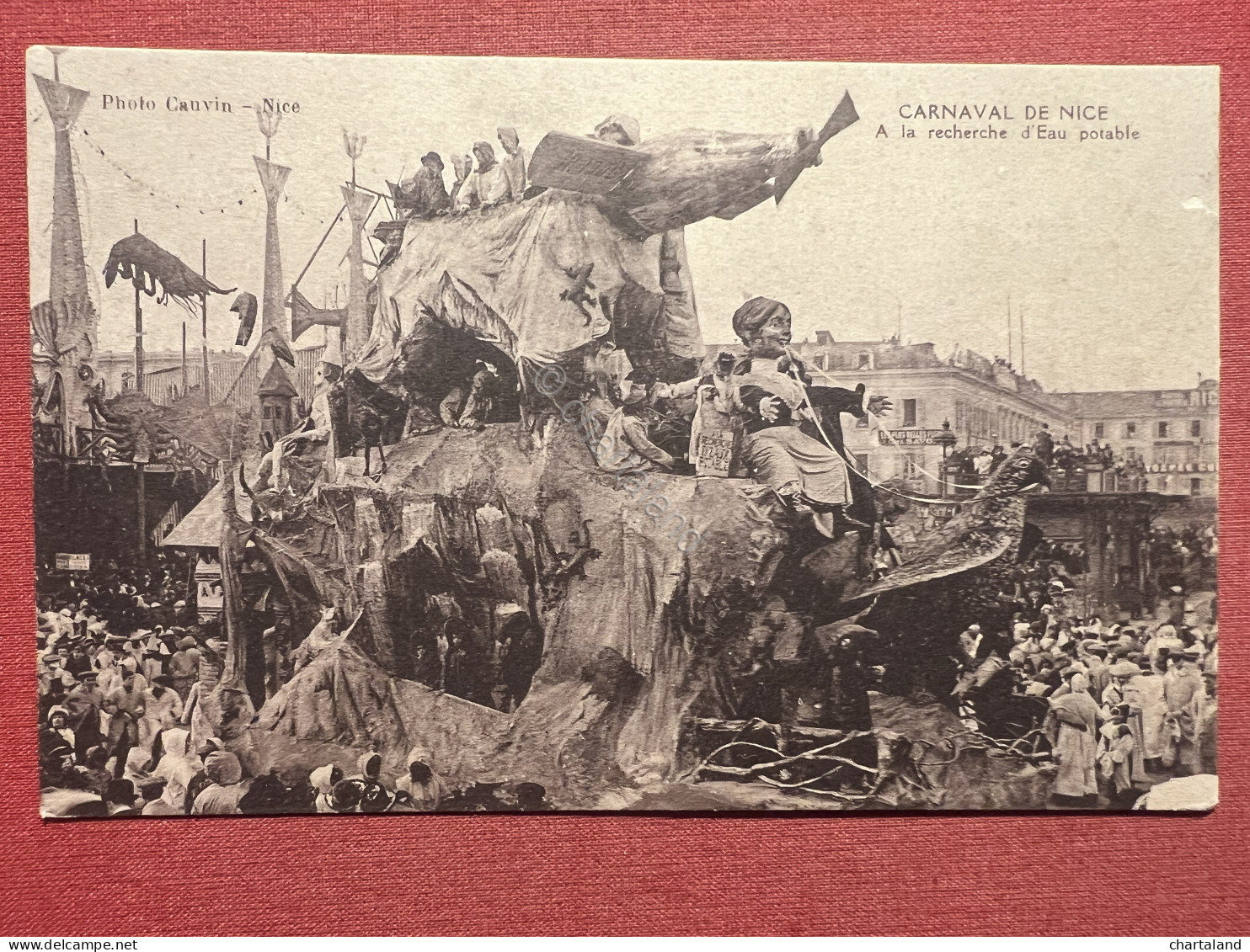 Cartolina - Carnaval De Nice - A La Recherche D'Eau Potable - 1910 Ca. - Non Classés