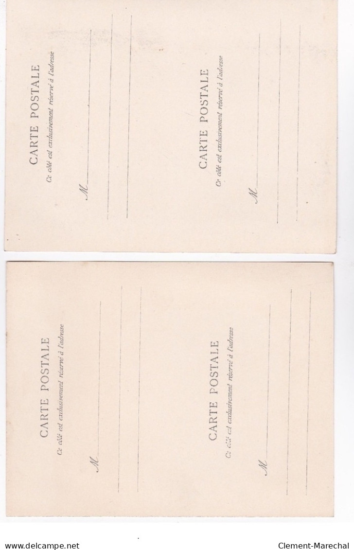 SAINT CYR : Lot De 12 Cartes Doubles (donc 24 Cpa) 1902 (école Spéciale Militaire- Triomphe De La Promotion Du Tchad) - St. Cyr L'Ecole