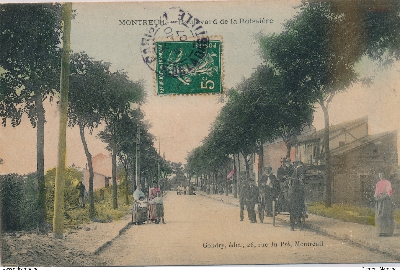 MONTREUIL : Boulevard De La Boissière, GONDRY - Très Bon état - Montreuil