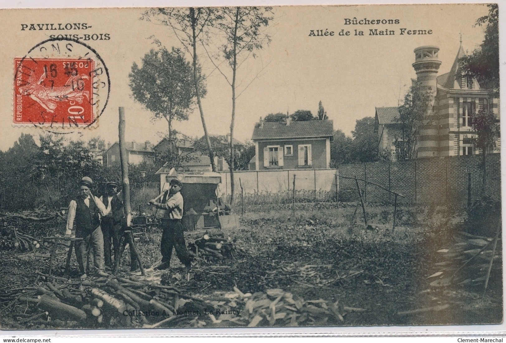 PAVILLONS-SOUS-BOIS : Bûcherons Allée De La Main Ferme - Très Bon état - Autres & Non Classés