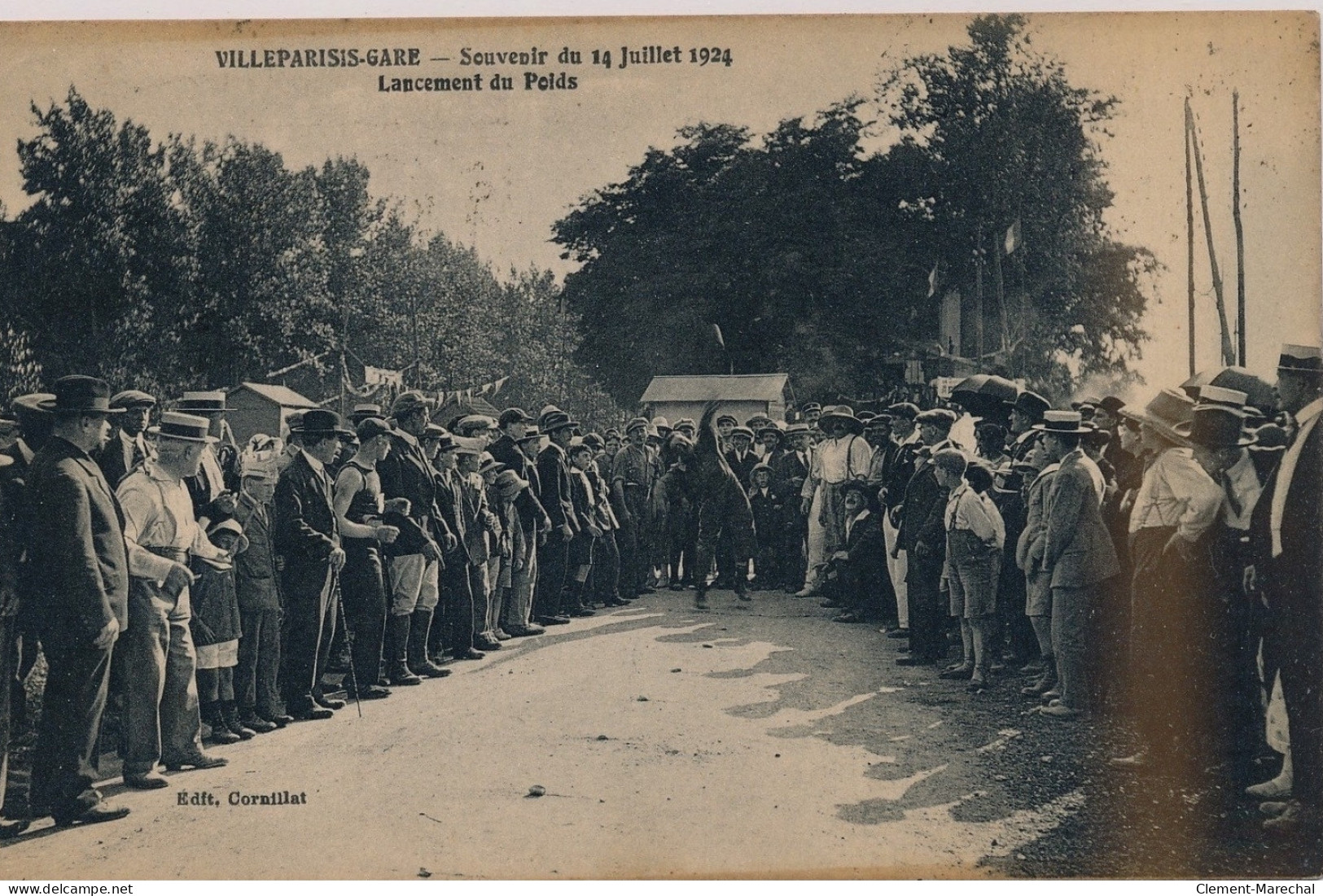 VILLEPARISIS-GARE : Souvenir Du 14 Juillet 1924, épreuve Sportive, Lancement De Poids - Très Bon état - Villeparisis
