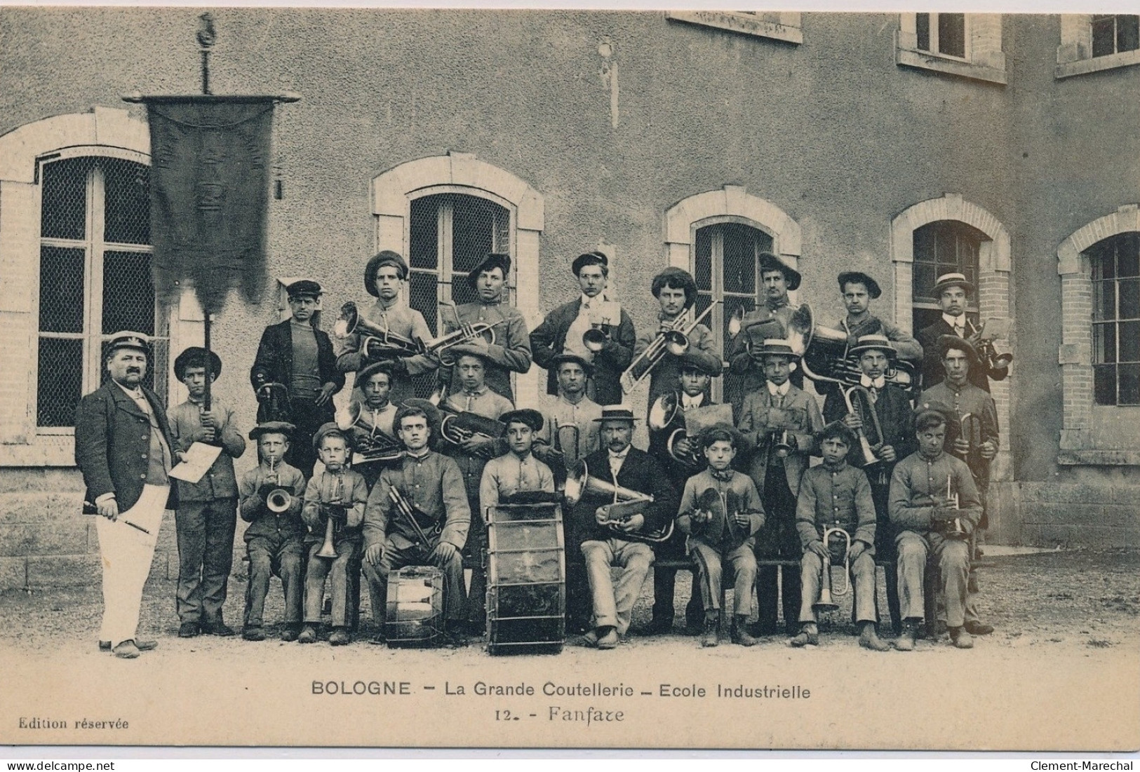 BOLOGNE : La Grande Coutellerie, Ecole Industrielle, Fanfare - Très Bon état - Autres & Non Classés