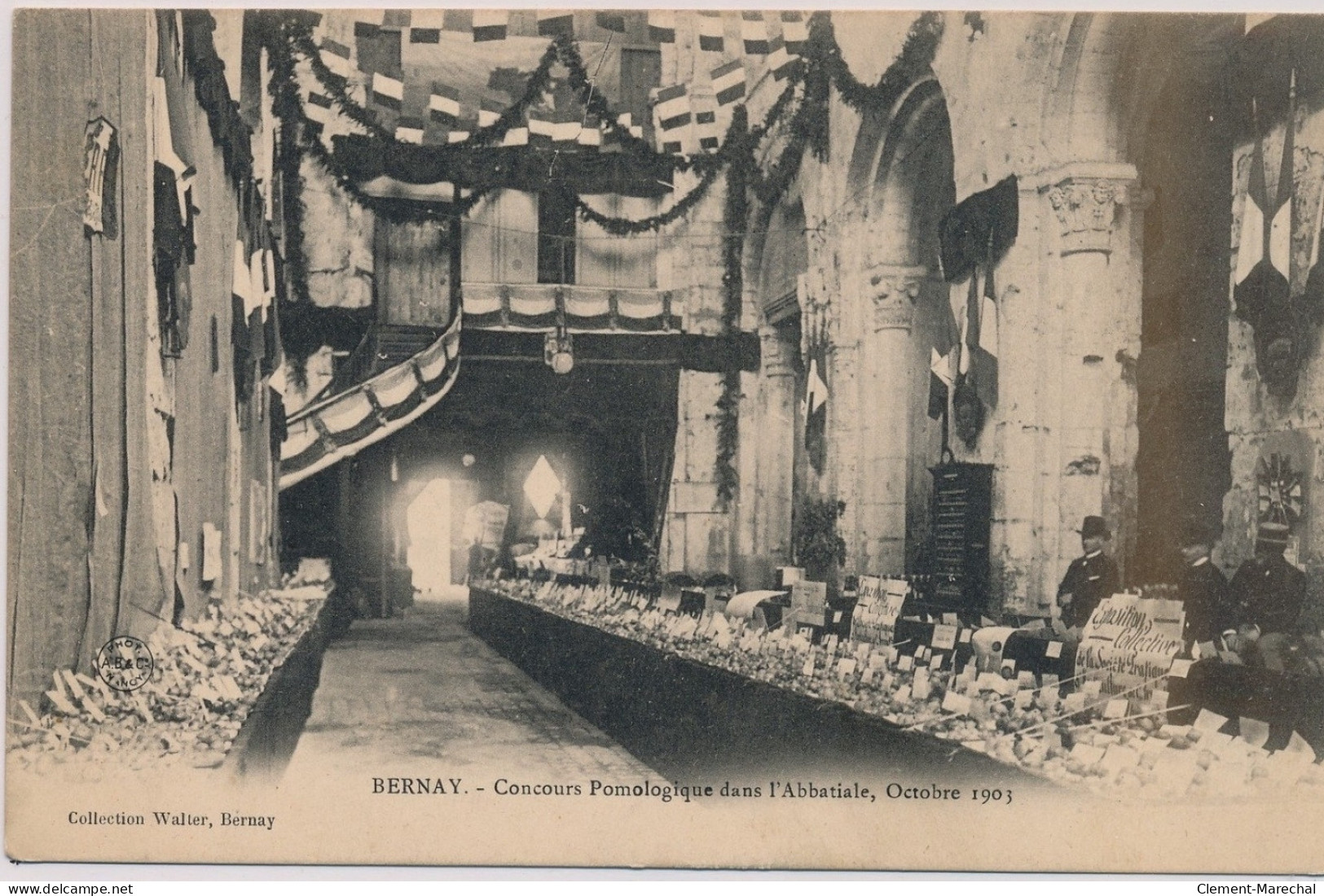 BERNAY : Concours Pomologiques Dans L'Abbatiale, Octobre 1903 - Très Bon état - Bernay