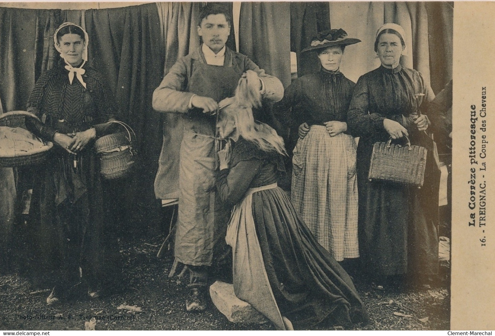 TREIGNAC : La Coupe Des Cheveux - Très Bon état - Treignac