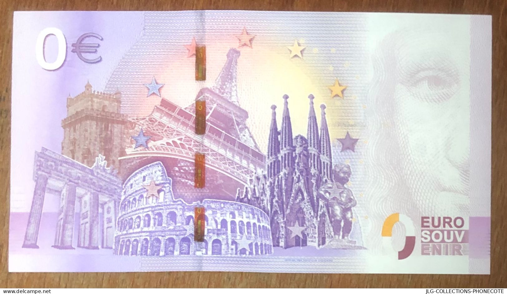 2017 BILLET 0 EURO SOUVENIR ORANGE VÉLODROME EURO SCHEIN BANKNOTE PAPER MONEY BANK PAPIER MONNAIE - Private Proofs / Unofficial