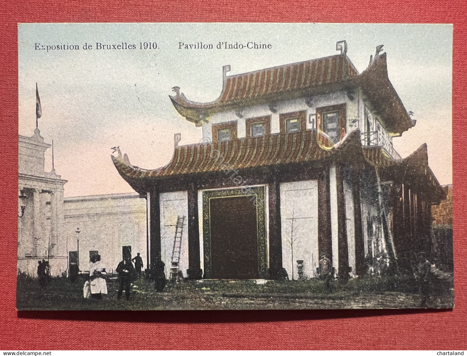 Cartolina - Exposition De Bruxelles 1910 - Pavillon D'Indo-Chine - Sin Clasificación