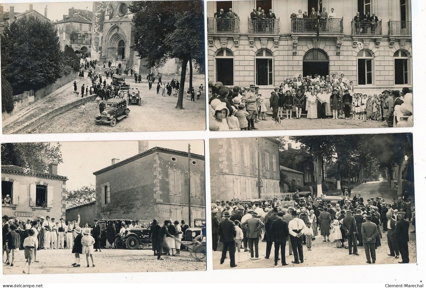 FRANCE : à Localiser, Octroi, Basque, Evenement, 4 CPA - Tres Bon Etat - To Identify