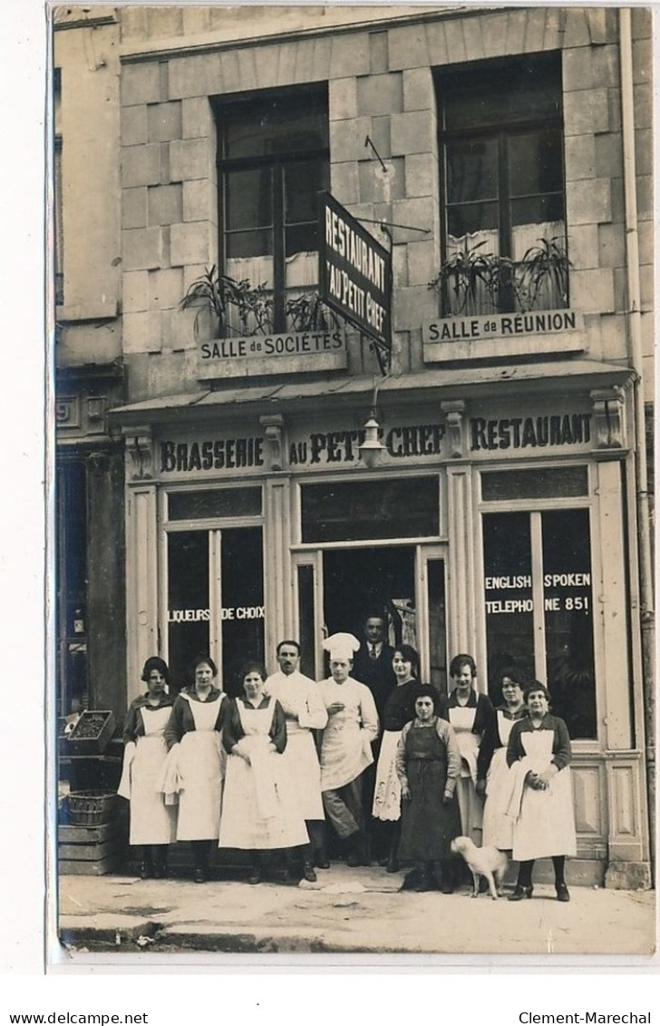 BOURG-en-BRESSE : 31 Rue Charles Robin """"restaurant Au Petit Chef"""" - Tres Bon Etat - Autres & Non Classés