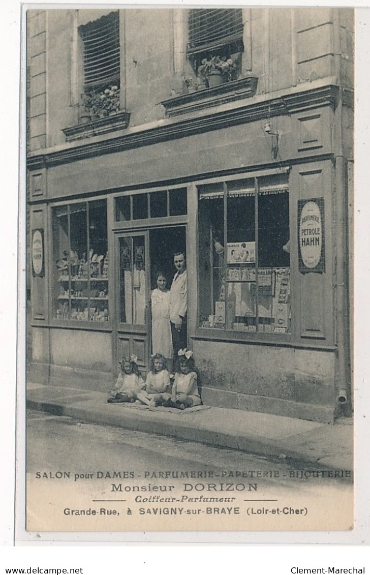 SAVIGNY-sur-BRAYE : Salon Pour Dames Parfumerie Papeterie Bijouterie Coiffeur Parfumeur - Tres Bon Etat - Andere & Zonder Classificatie