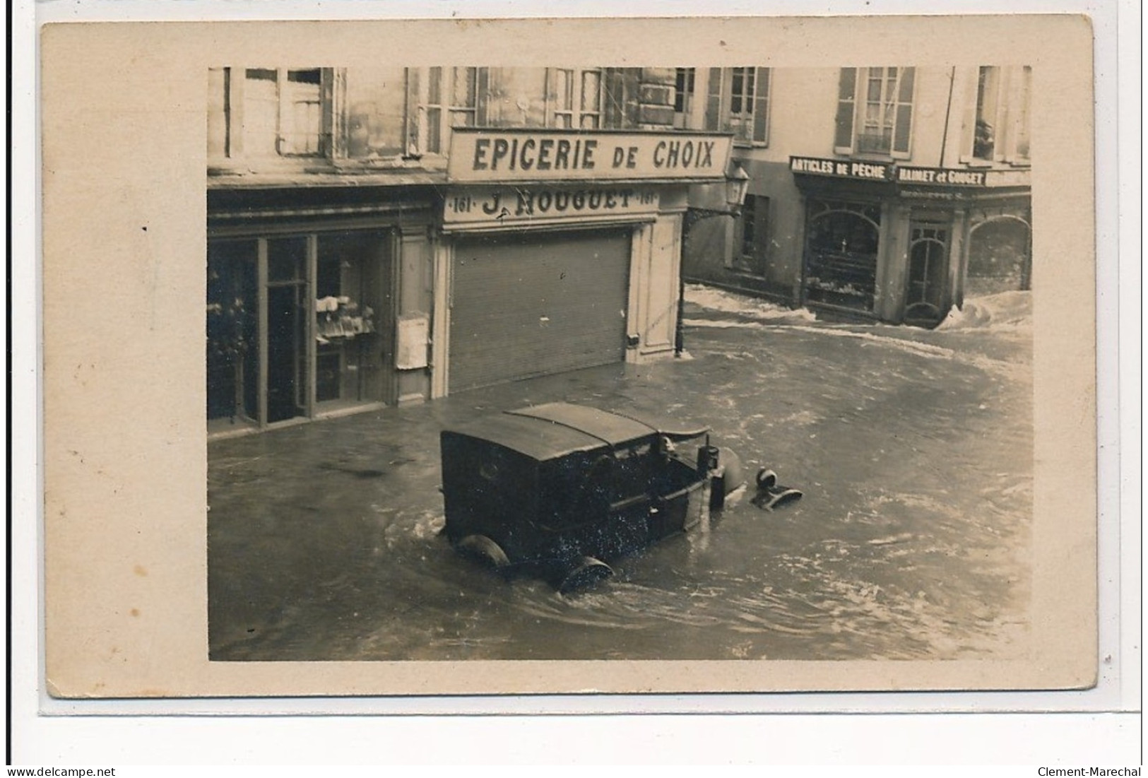 CAEN : Inondations Epicerie Houguet De Choix - Tres Bon Etat - Caen