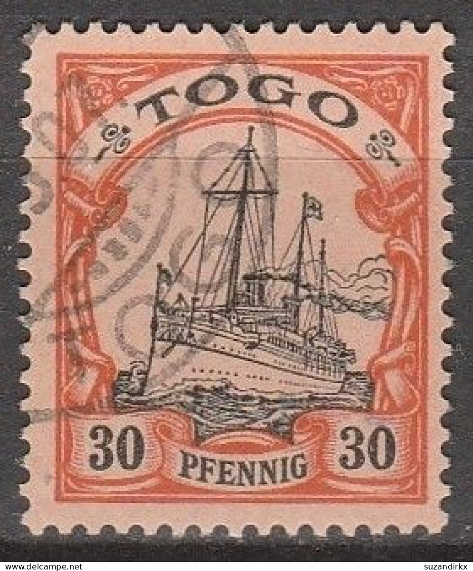 Togo    .    Michel     .     12    .     O     .      Gestempelt - Togo