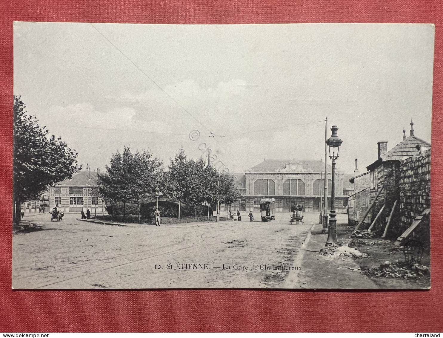 Cartolina - Saint-Étienne, Francia - La Gare De Chateaucreux - 1900 Ca. - Unclassified