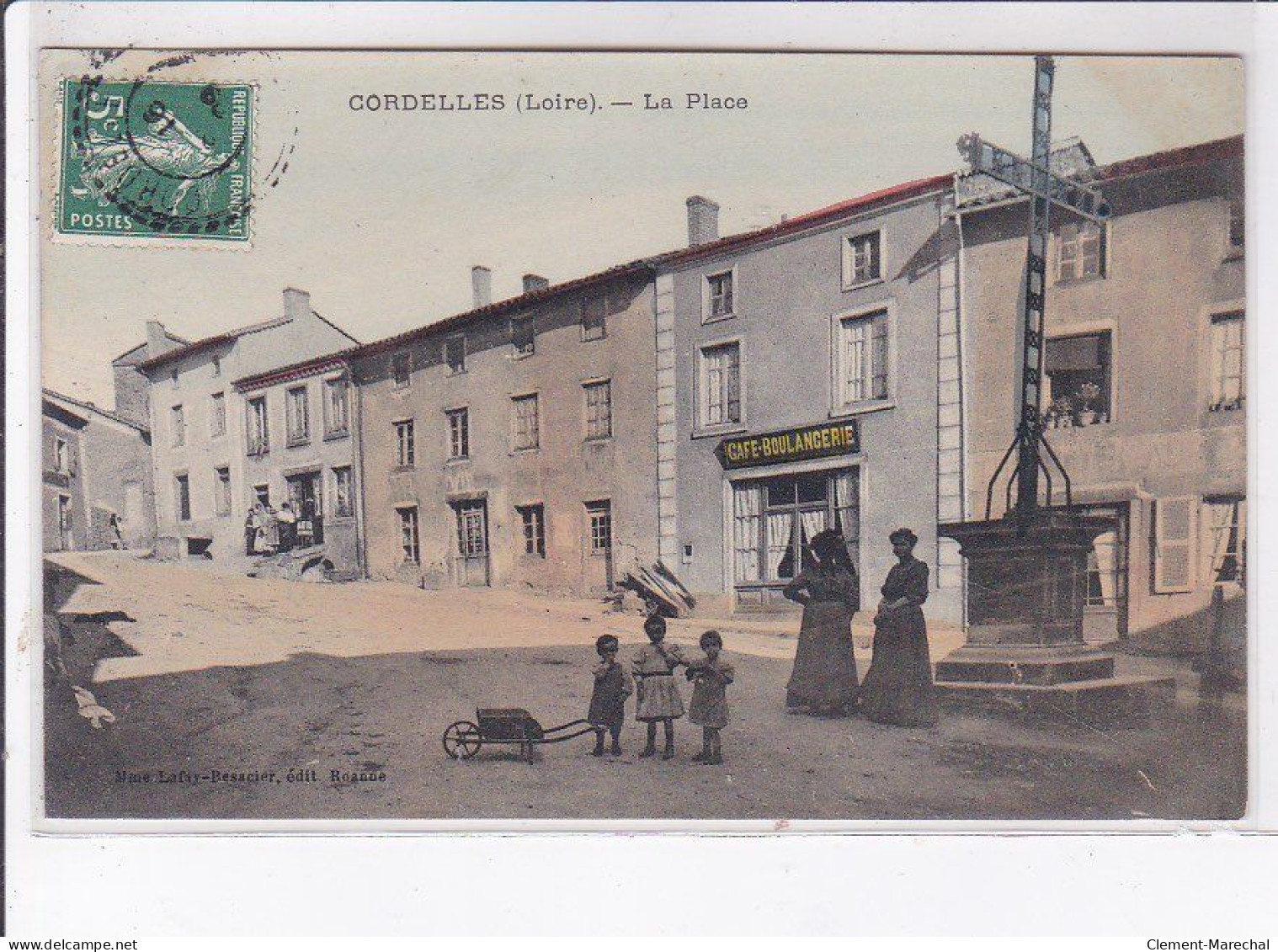 CORDELLES: La Place - Très Bon état - Autres & Non Classés