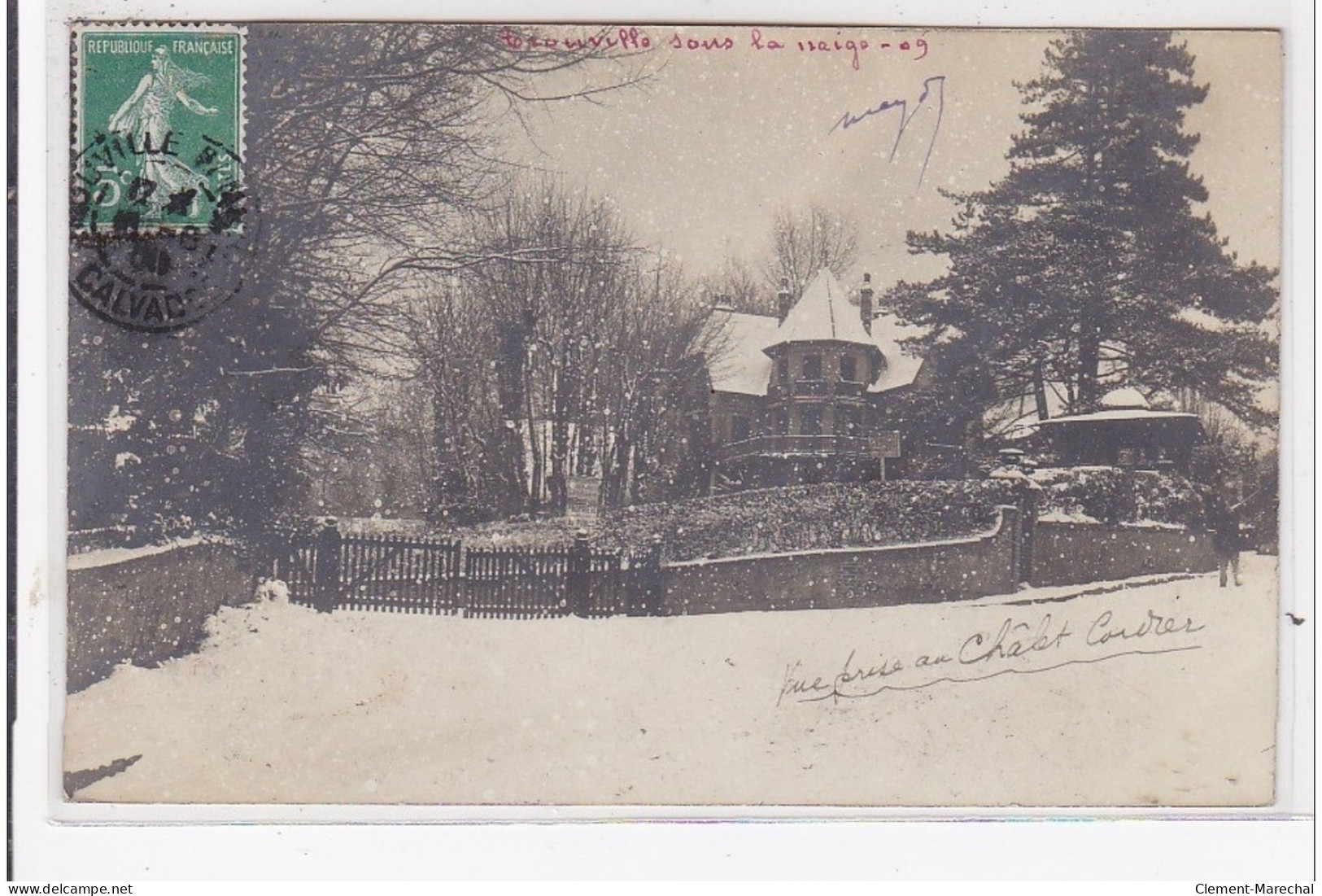 TROUVILLE : Sous La Neige, Un Chalet - Très Bon état - Trouville