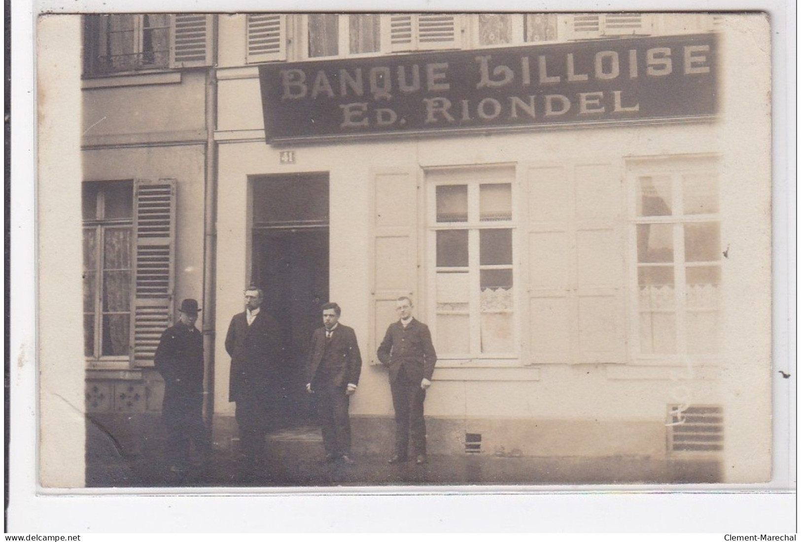 St-QUENTIN : 41 Rue St-andré, Banque Lilloise Ed. Riondel - état - Saint Quentin