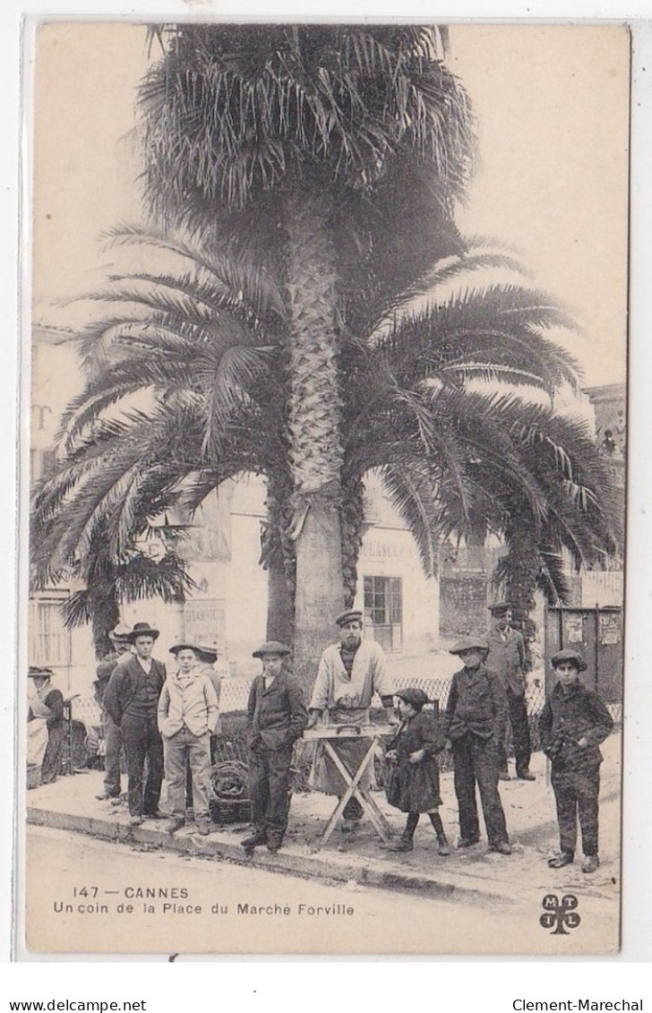 CANNES : Un Coin De La Place Du Marché Forville - Très Bon état - Cannes