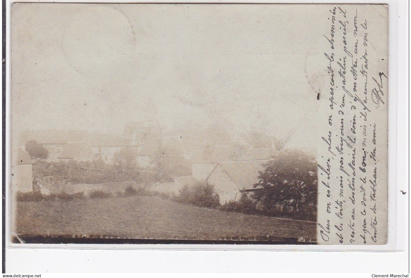 SAINT ROBERT : Carte Photo Du Village - Bon état (deux Petits Plis D'angle) - Autres & Non Classés