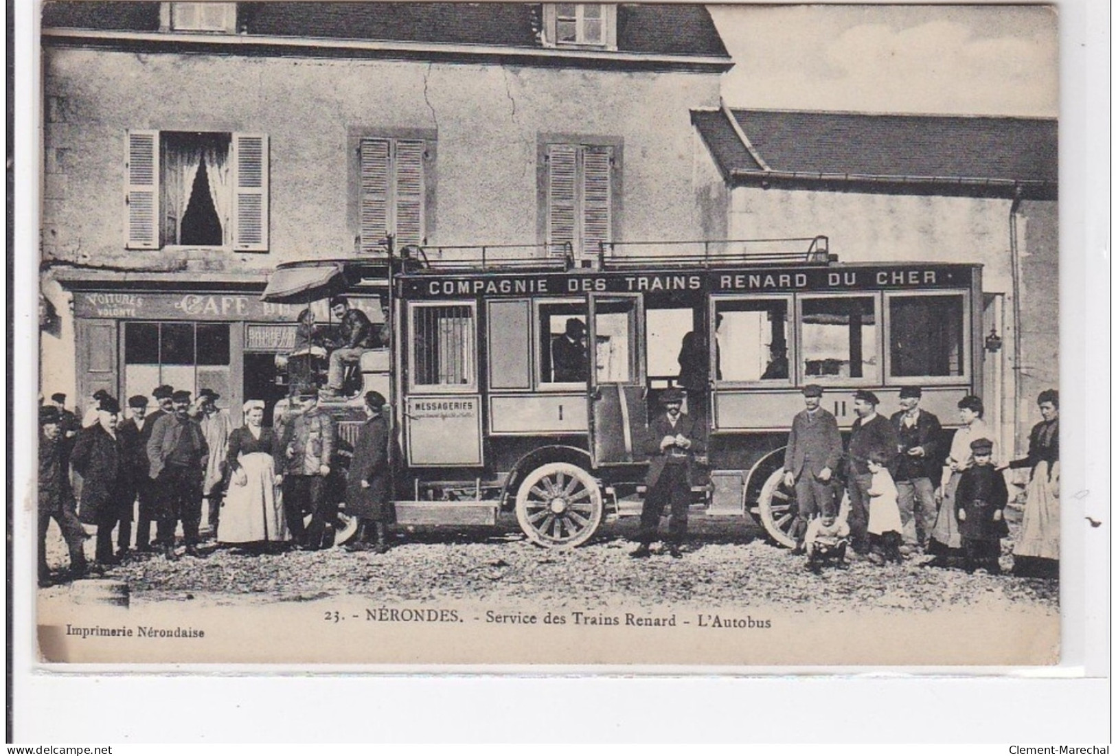 NERONDES : Service Des Trains Renard - L'autobus - Très Bon état - Nérondes