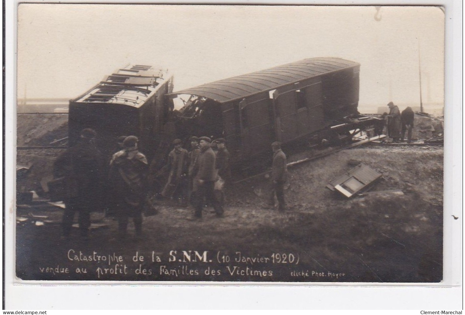 Accident De Chemin De Fer De La SNM Le 10 Janvier 1920 (CAEN COLOMBELLES) - Très Bon état - Sonstige & Ohne Zuordnung