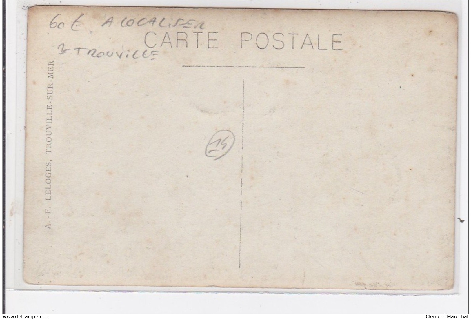 TROUVILLE (environs) : Carte Photo D'une Ferme Normande (laitière - âne) - Tres Bon Etat - Trouville